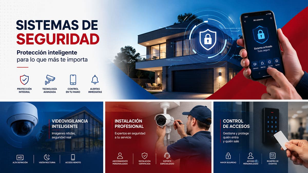 Instalación de videovigilancia, control accesos, protección hogar Instalación de videovigilancia, control accesos, protección hogar