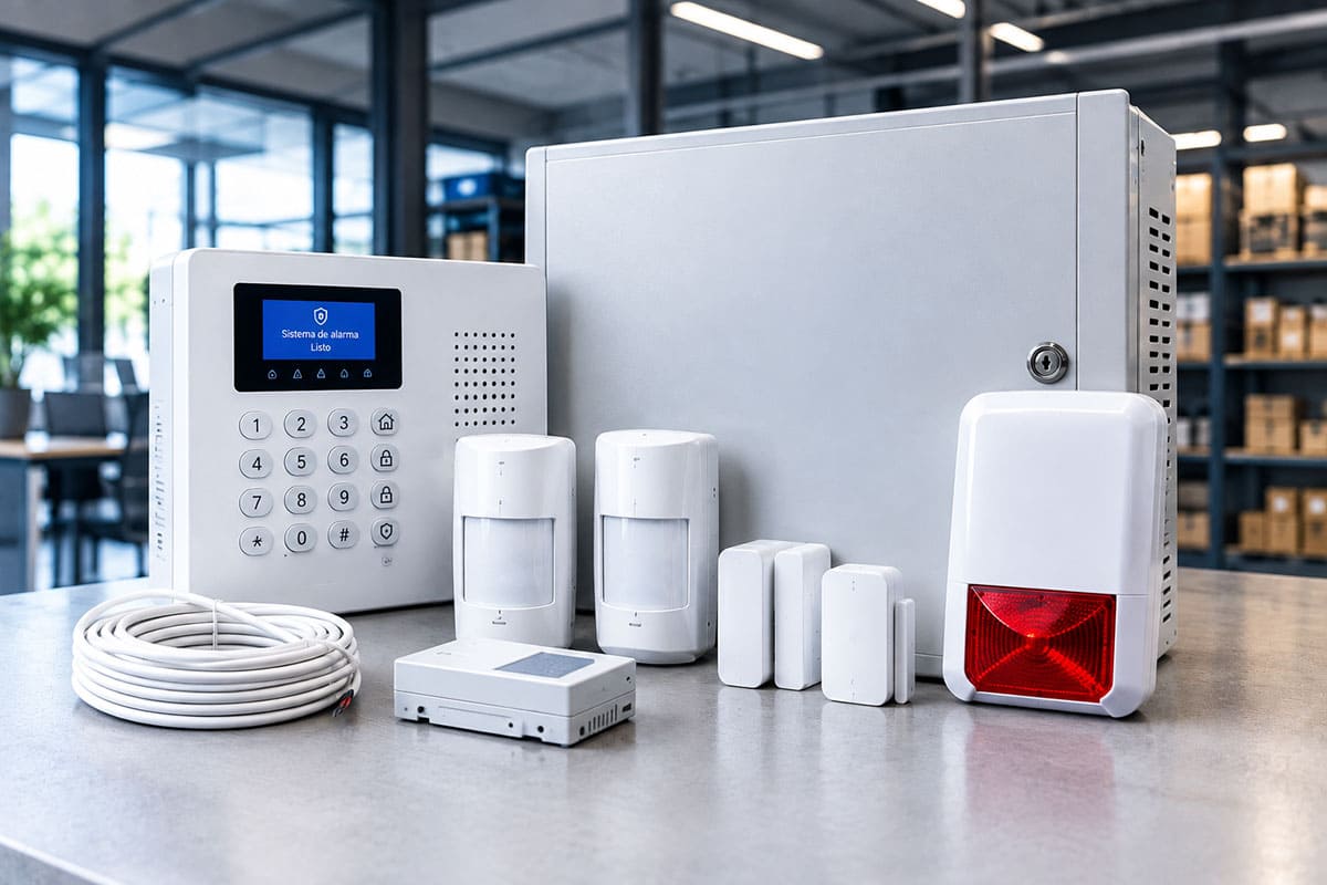 Alarmas para empresas y negocios, sistemas de alarma cableados Alarmas para empresas y negocios