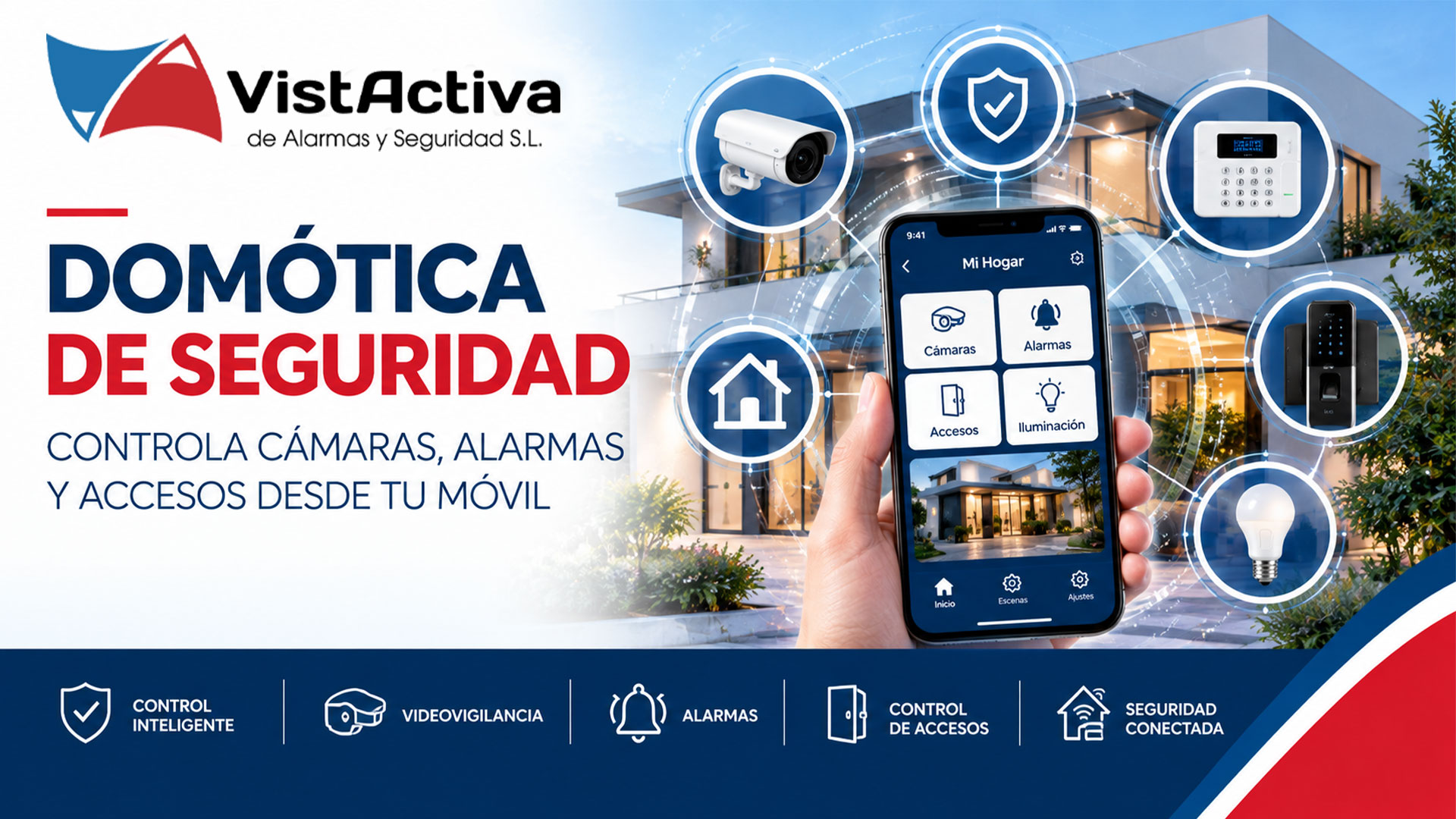 Domótica de seguridad. VistActiva